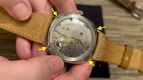 how to change the strap on a panerai radiomir